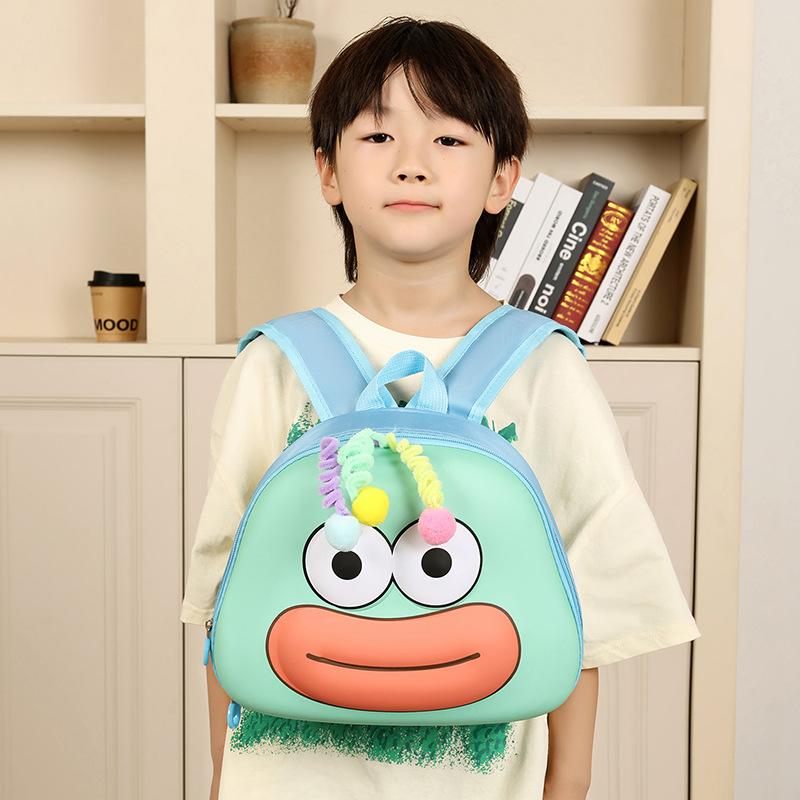 Ugly Cute Funny Sausage Mouth Boys And Girls Backpack Kindergarten Baby Schoolbag Children'S Backpack