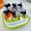 6ks Mini Vidlička pro zvířata Ovocné kousky Roztomilé kreslené Kočky Děti Vidlička Bento Lunch Box Dekor Příslušenství