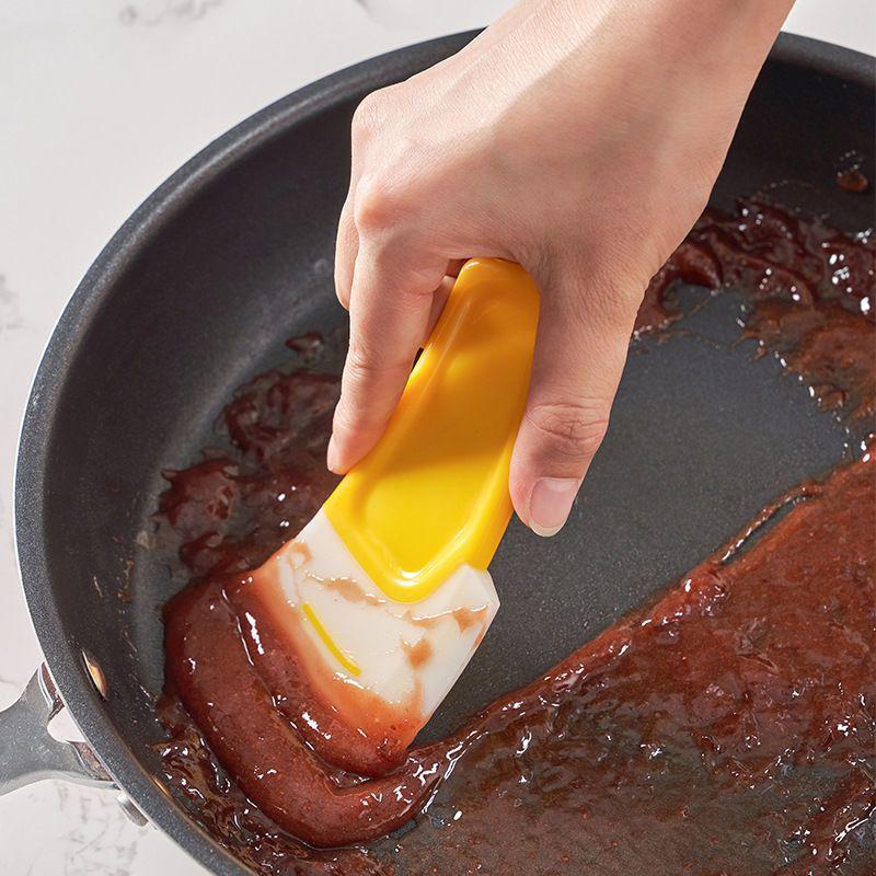Silicone Scraper for High-Temperature Cookware - Non-Stick Pan Cleaner