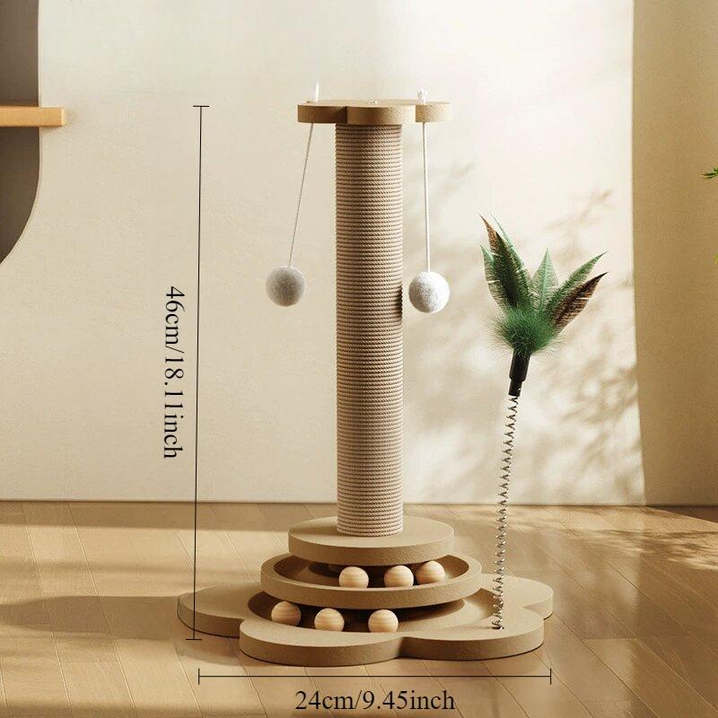 

Когтеточка для кошек Сизаль Когтеточка для кошек Вращающийся стол Когтеточка для кошек Игрушка Когтеточка для кошек высокой плотности Столбик для царапания Домашние животные Товары для домашних животных Игровой комплекс