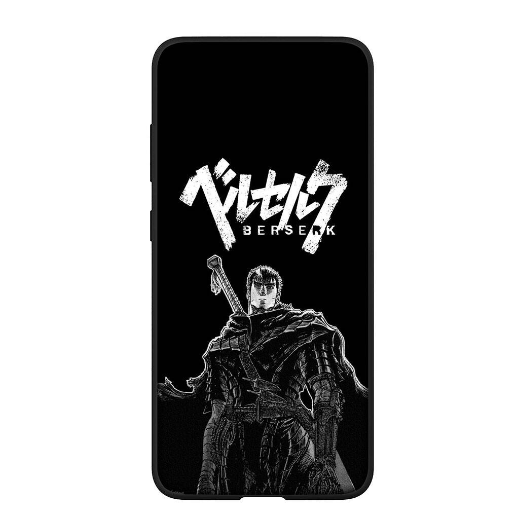 Coque de téléphone pour Samsung Galaxy S25 S23 S22 S21 S10 S24 Ultra FE A05 A06 A15 A16 A36 A37 A35 A54 A55 A56 A57 A25 A26 A53 A17 Berserk Guts Couverture Comics