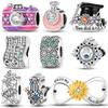Koper Zirconia Zircon Charms Kralen Liefde Hart Hanger Vuurvliegje Dangle Passend Armband Armband Diy Vrouwen Originele Diy Sieraden