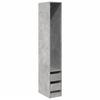 VidaXL Garde-robe gris béton 30x50x200 cm bois d'ingénierie 3307741