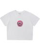 MATCHGLOBE Billiards 26 Crop Top (White)