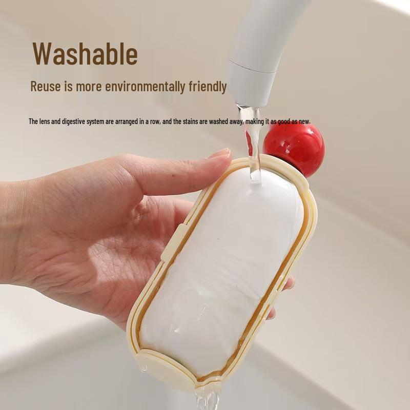 2-in-1 Portable Washable Lint Roller & Cleaning Brush for Clothes and Home