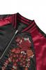 East Rain Sukajan Jacket with Double Dragon and Peony Japanese Yokosuka All FUN226 Pattern, Red, Style, Unisex, Outerwear, Fall/Winter, Seasons,