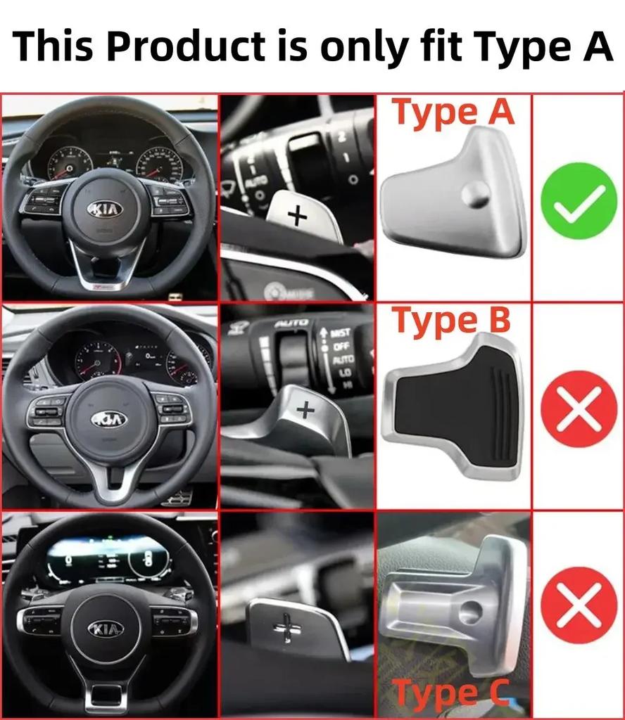 Car Steering Wheel Extension Shifter Sticker For Kia Sorento 4 Um Mq4 Gt-Line X-Line Plug-In Hybrid - Shift Paddles