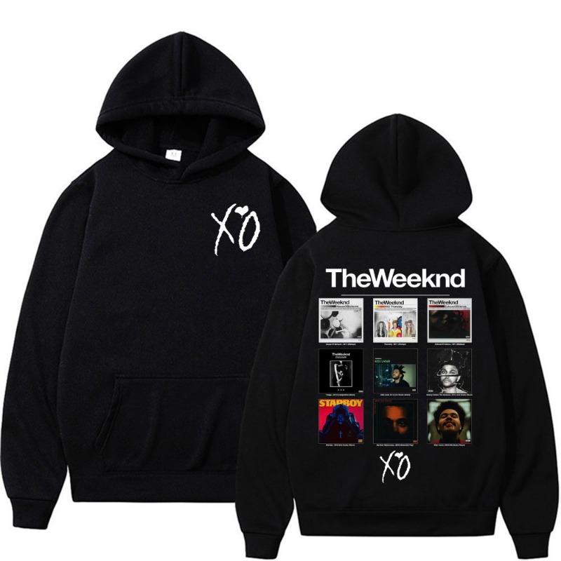 Rapper The Weeknd Grafické mikiny s motivem alba Pánské Dámské Módní Hip Hop Pop Music Mikina Vesta Komfortní Mikina Mikiny