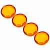 4pcs 6cmCelsius2.36in Motorcycle Turn Signal Light Lens Cover ABS Motorbike Accessories