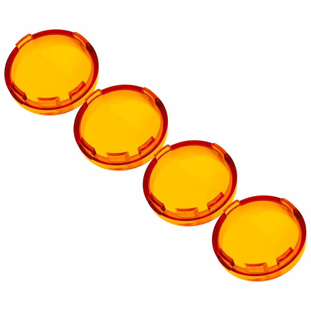 4pcs 6cmCelsius2.36in Motorcycle Turn Signal Light Lens Cover ABS Motorbike Accessories