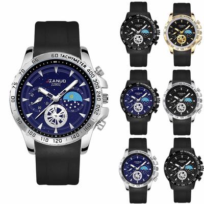 Men's  Luminous Running Alarm Clock Watch