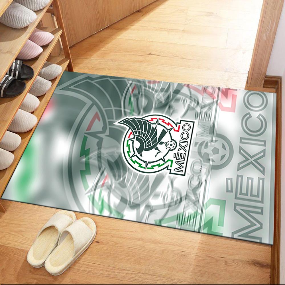 Mexico Logo Square rugs are a great choice for living rooms, bedrooms, home décor, and as gifts.