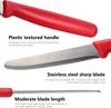 4/6/8 Stainless Steel Serrated Steak knife Round Tip Fruit And Vegetable Paring Knife Kitchen Baking Toast Serrated Bread Knives