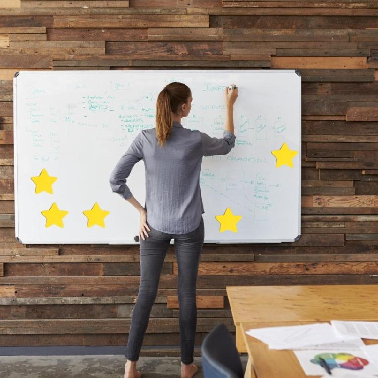 Přenosné magnetické stírače tabule 15 kusů Sada Hvězdný vzor Čisticí prostředky z plsti Pro učitele a studenty Školní tabule