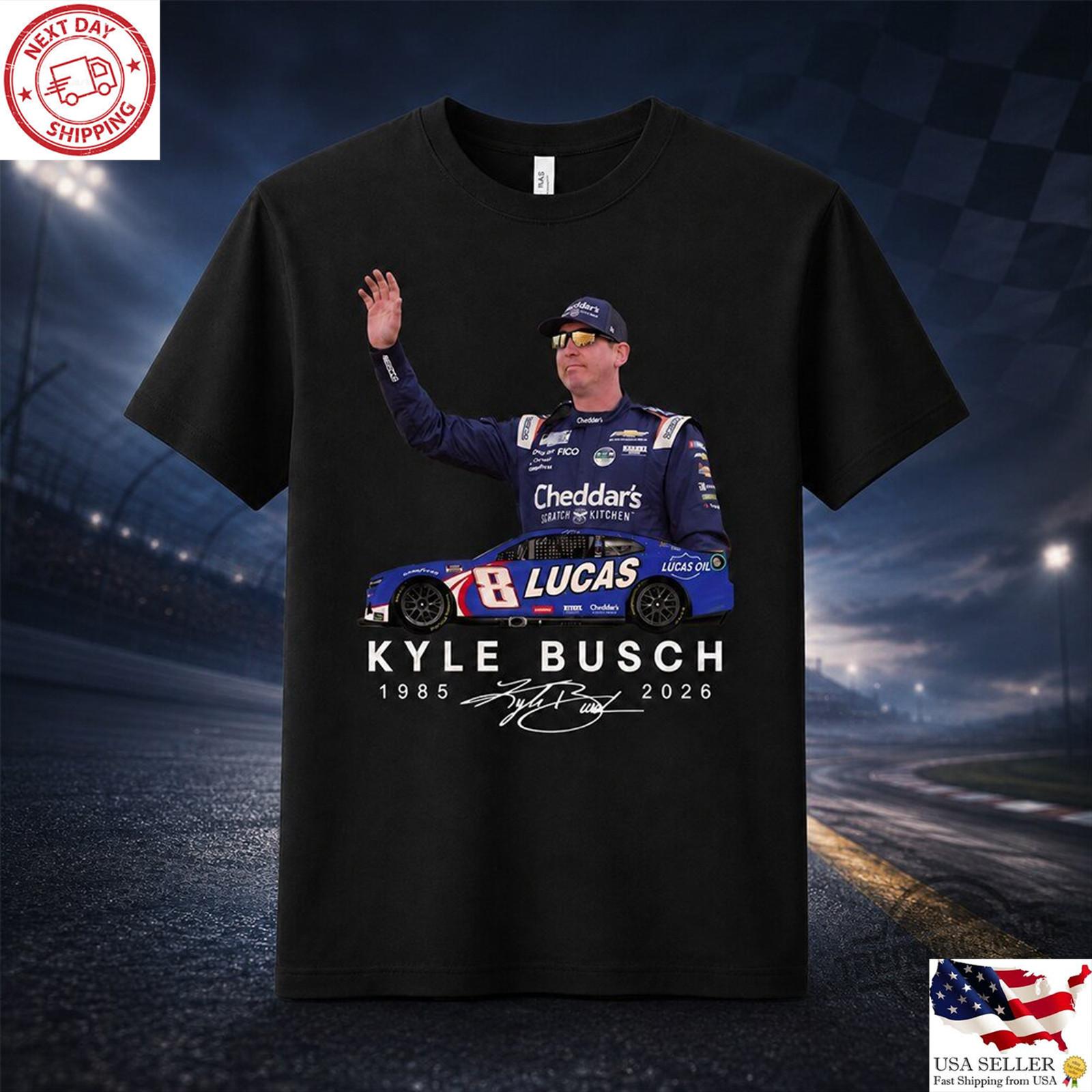 Vintage Kyle Busch NASCAR Racing Memorial Graphic T-Shirt Unisex XXXXL