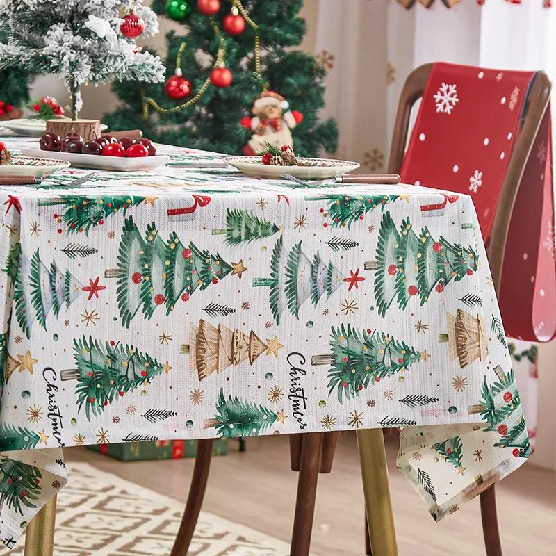 American Tablecloth Christmas Theme Tablecloth Christmas Bell Tablecloth Holiday Decoration