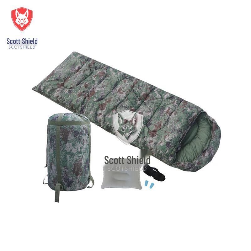 Scott Shield Camouflage Envelope Sleeping Bag