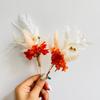 6Pcs Artificial Dried Flower Bouquet Bohemian Mini Flower Bouquet DIY Crafts Vase Wedding Party Home Office Table Centerpiece Decoration
