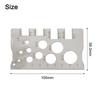 2PCS Screw Thread Pitch Gauge Ruler Measuring Bolt Nut Metric Stainless Steel Measuring Ruler Measuring Gauging Tools