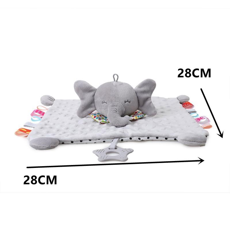 Top-Grade Elephant Premium-Quality Baby Top-Grade Comforter Superior-Grade Blanket Top-Grade Soft High-Standard Appease Superior-Grade Towel