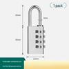 Miling Aluminum Alloy Anti-Theft Combination Padlock