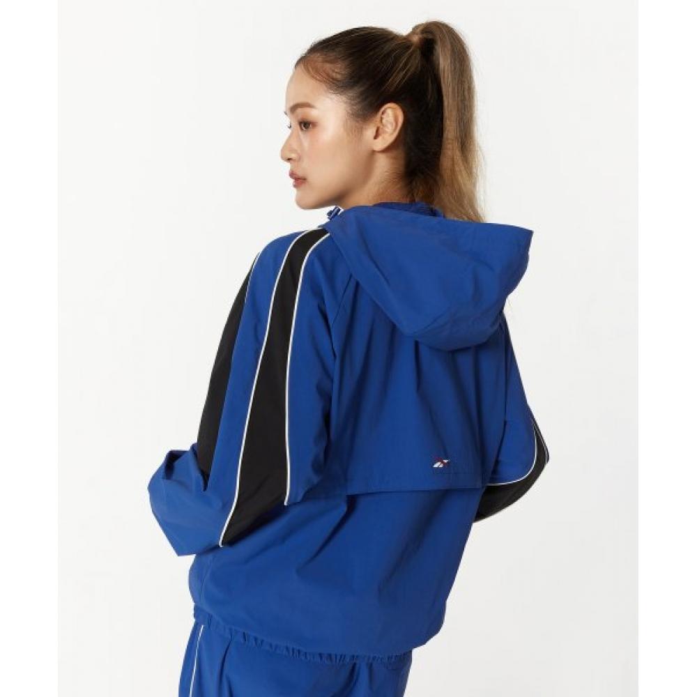 Reebok Stretch Hooded Windbreaker   Blue