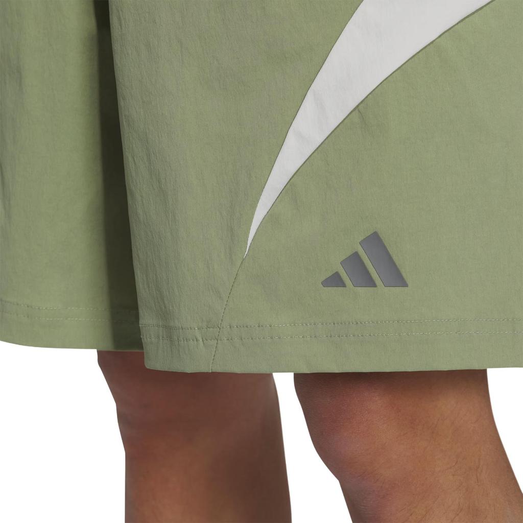 adidas Fustl Shorts Color Block Sports Versatile Fashion Casual Shorts Men Shorts Tent-Green JI6631