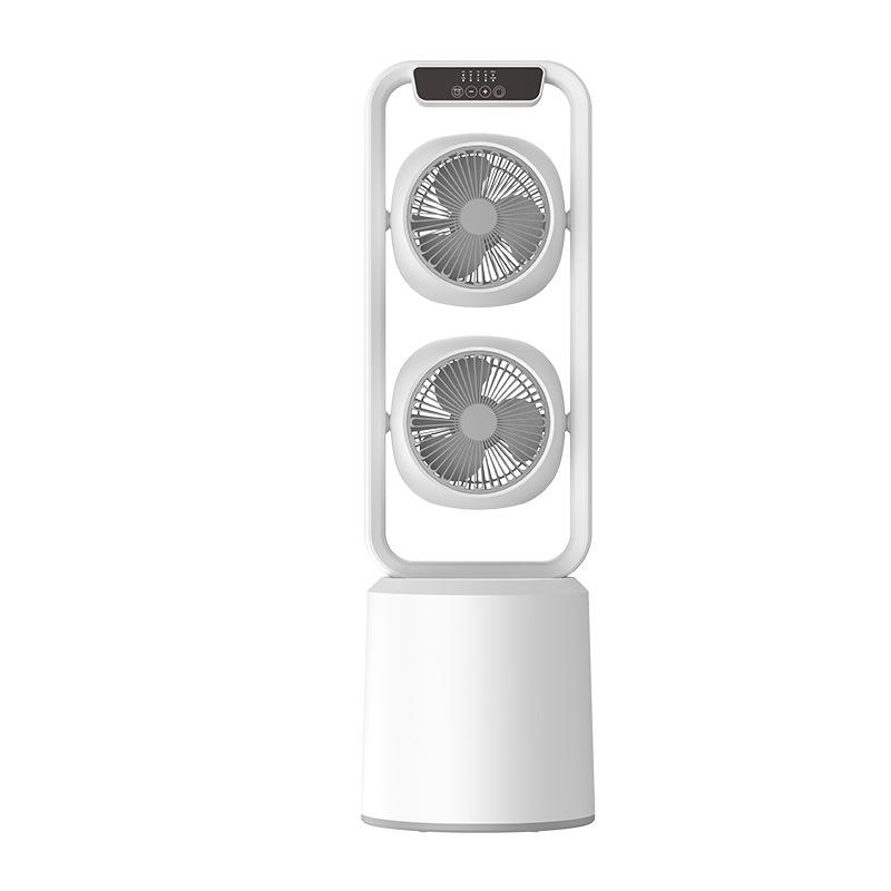 

Popular Dual-Use Floor & Table Vortex Fan with Bidirectional Power for Home, Office, or Outdoor 26cm*26cm*83cm
