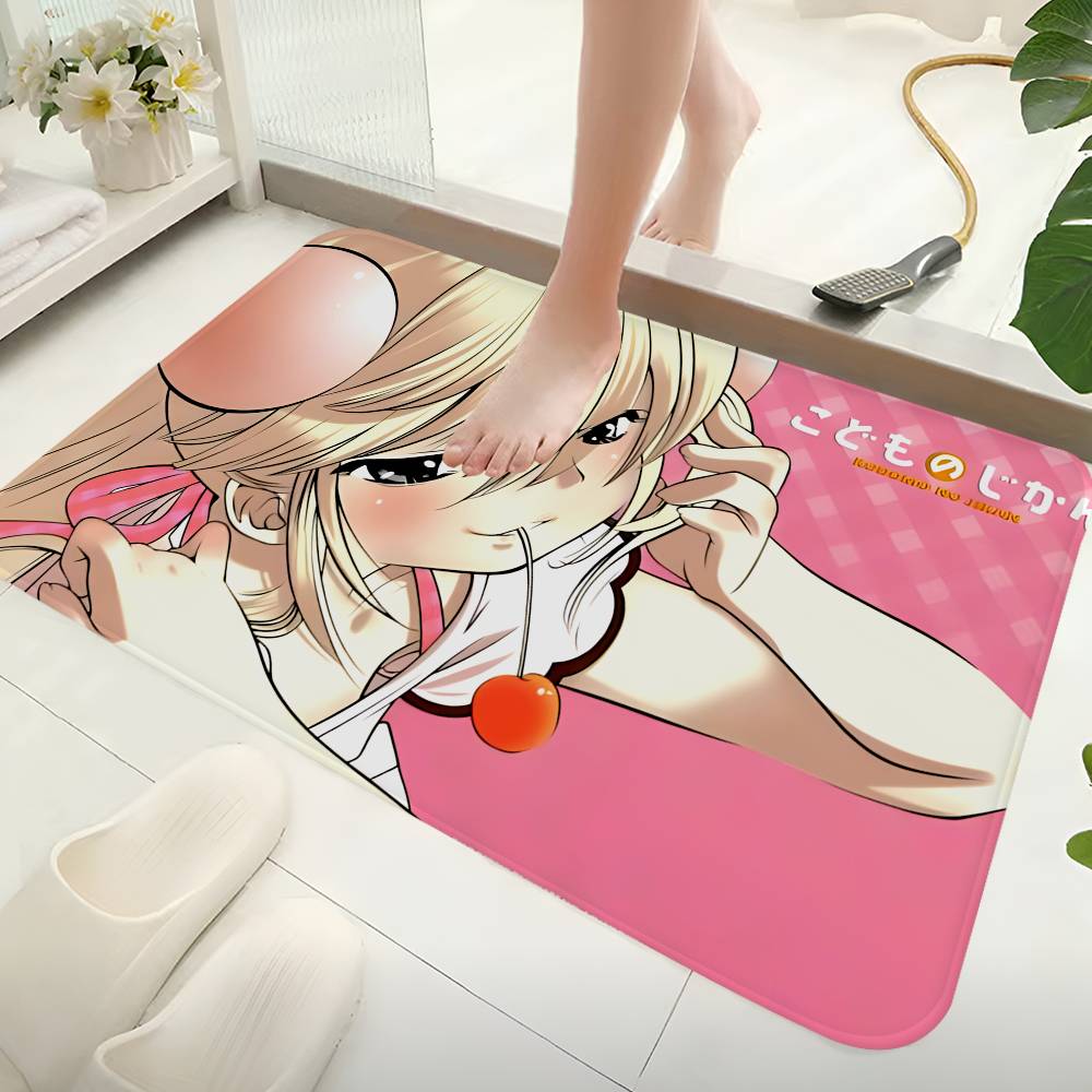 Anime K-Kodomo no Jikan Classic Kitchen Mat Kids Room Bedroom Decoration Balcony Anti-Slip Doormat Living Room Alfombra