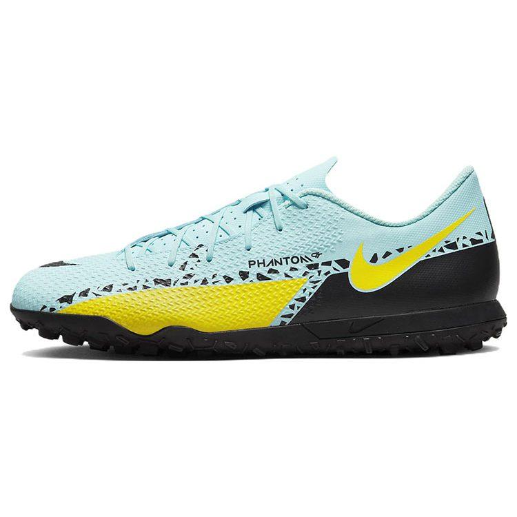 Nike Phantom GT TF Turf Synthetic Leather Cushioning Slip Resistant Abrasion Resistant Coverage Soccer Shoes Men's DC0821-407