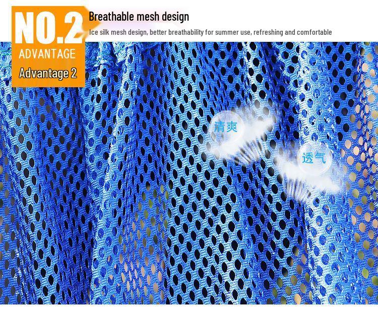 Breathable Ice Silk Hammock: Anti-Rollover Camping Swing with High Load Capacity, Small Mesh Design, Single/Double Size.