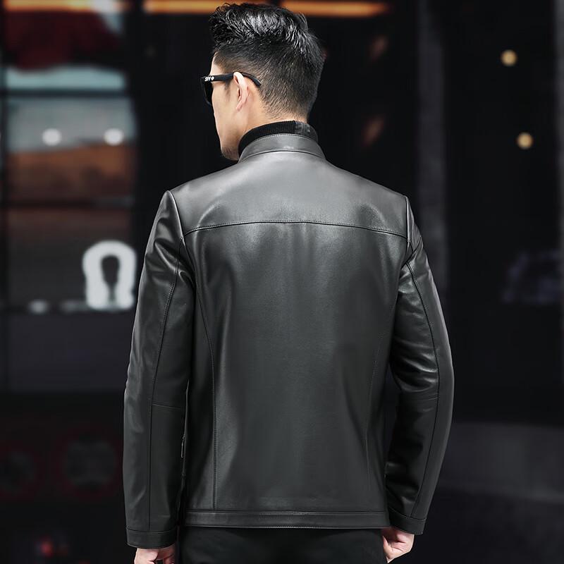 KAISER Men's Genuine Lambskin Leather Jacket