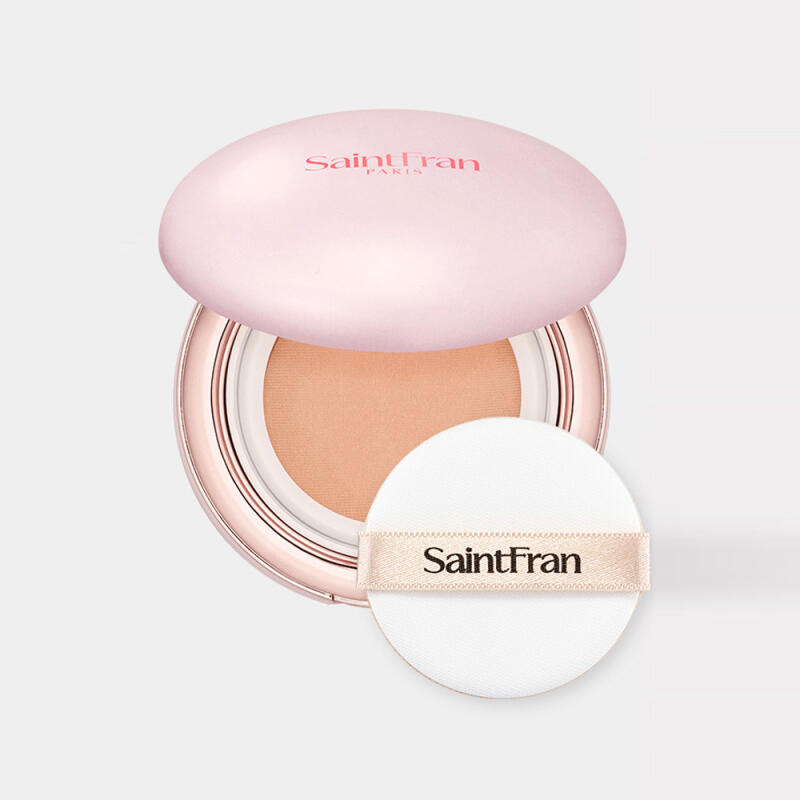 saintfran double w skin treatment cushion compact 12g Latte