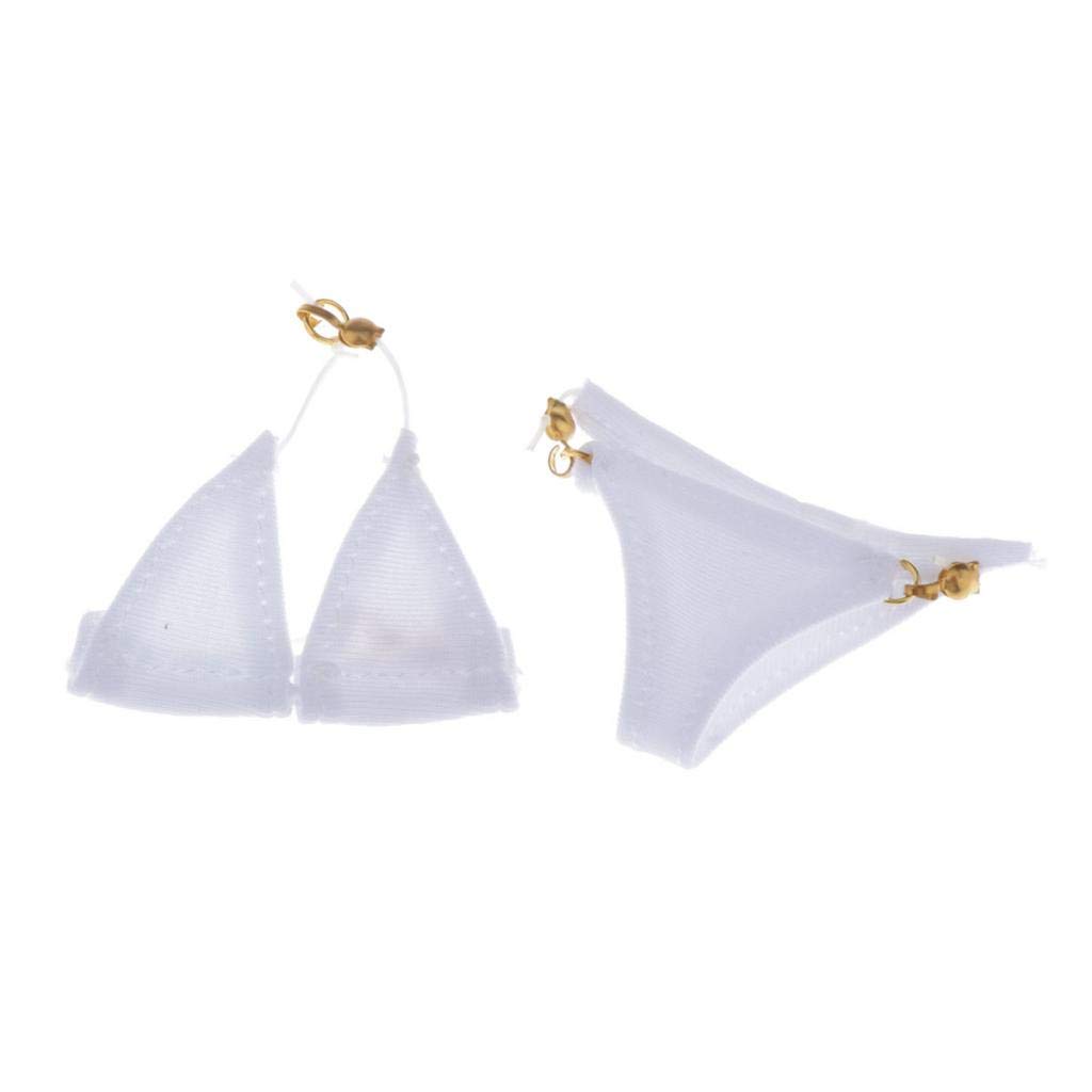 F Fityle Scale Female Doll Figure 2 Sets 1/6 Clothes, Bra, Panties, Underwear, Briefs, Bikini, 12-Inch Outfit,