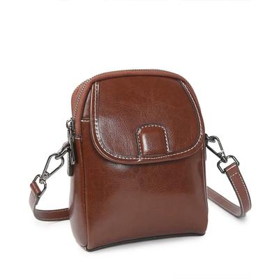 Genuine Leather Small Bag Phone Bag for Women 2025 New Fashion Single Shoulder Bag Ladies Soft Leather Small Crossbody Bag Versatile Crossbody Bag