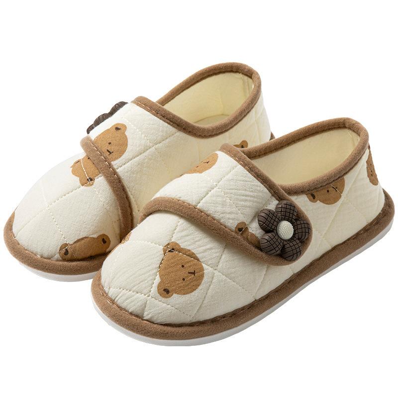 Pregnant women's confinement shoes season women's thin postpartum home non-slip breathable bag and soft-soled cotton slippers women's four seasons