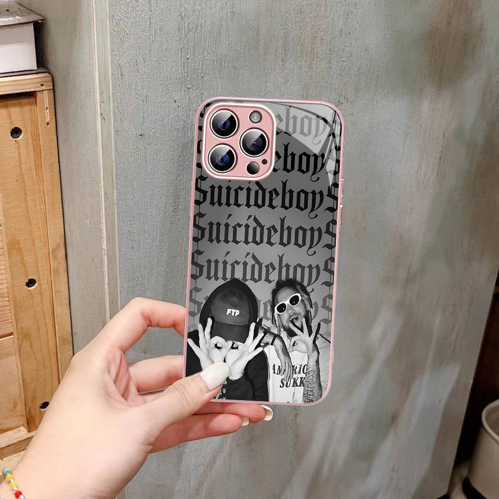 Rap Group S-Suicideboys-S G59 For IPhone 14 13 12 Mini 11 Pro XS Max X XR 14 Plus Tempered Glass Cover