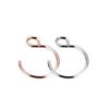 1 adet cerrahi çelik burun halkası yuvarlak çember C/L şekli burun piercing damızlık Tragus kulak kıkırdak Helix piercing Oreja göbek takısı