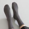 5 Pairs/lot Men Fiber Socks Solid Color Business Breathable Tube Long Sock Spring Autumn Large Size EU39-44