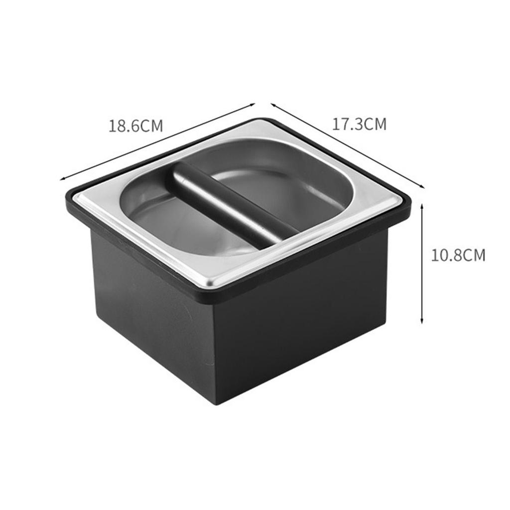 Espresso Knock Box, 304 Stainless Steel, Corrosion Resistant, Coffee Cake Container For Coffee Shops
