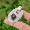 Octagon Natural Smoky Quartz Rough 925 Silver Trendy Anniversary Pendant Jewelry