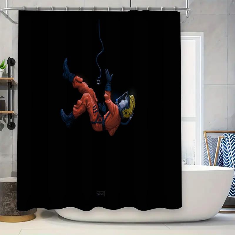 

Anime Shower Curtain Japanese Otaku Decor Bathroom Set Waterproof Manga Anime Shower Curtain For Bedroom Living Room W60H190(CM)-1 Pcs