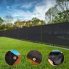 2x2m 2x4m Black Sun Shade Net Fabric, UV Protection Pergola Awning Cover With Grommets Edge, Garden Patio Greenhouse Plant Sun Protection Shade Cloth