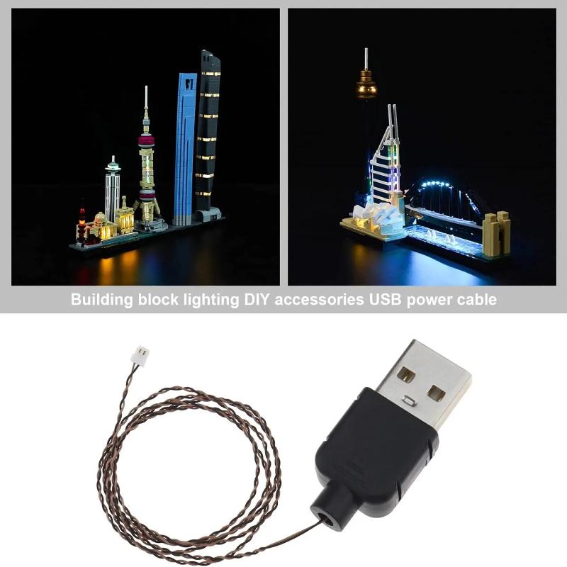 

0.8Mm Pin Diy 5V Lights 50Cm Usb Power Cable Compatible With Usb Power Cord Diy Decorative Lamp Usb Wire Toy Accessories A