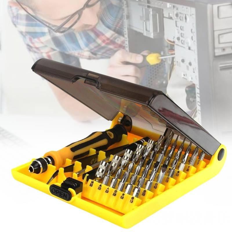 Ensemble de tournevis de précision Torx 45 en 1 polyvalent pour la réparation de téléphones portables et d'ordinateurs portables