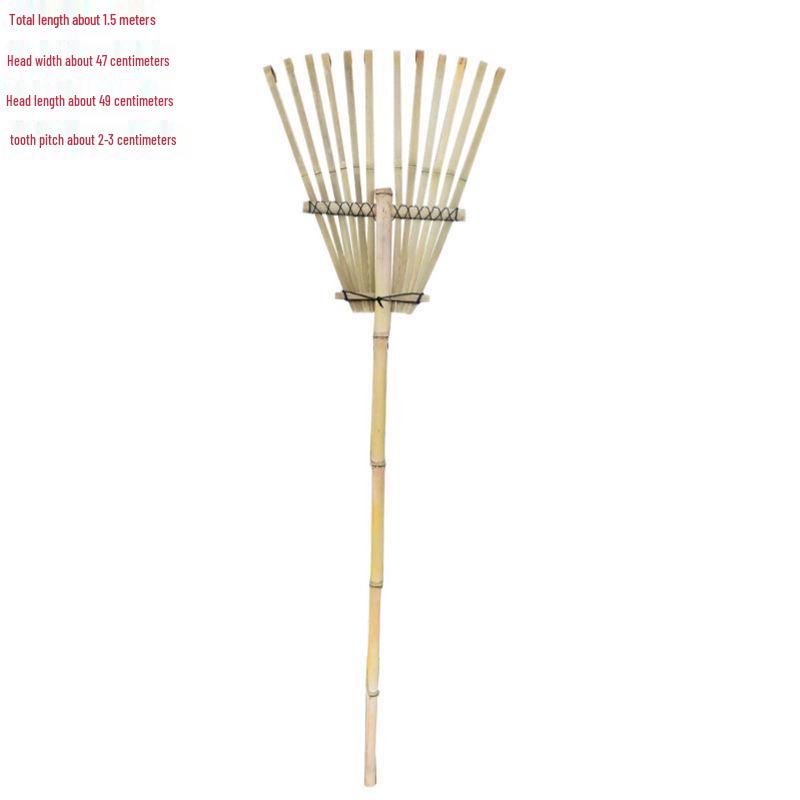 Large Bamboo Leaf Bear Hand Rake – Gardening Tool for Export to Japan, Europe, and America