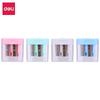 Deli Mini Double-Hole Manual Pencil Sharpener