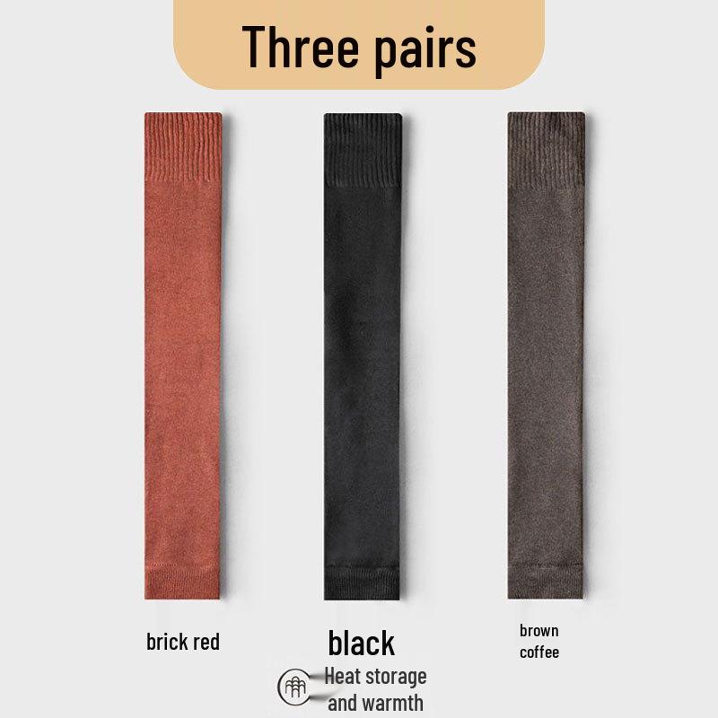 Verdickte Winter Kniehohe Stulpen und Überknie Frotteesocken