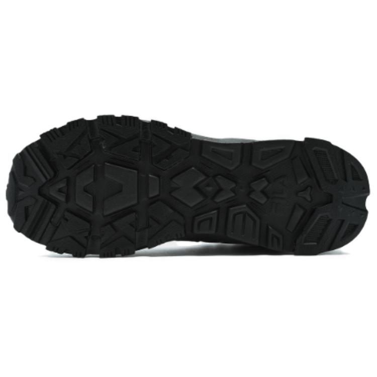 New FILA Trek 1S Mid Top Chunky Sneakers Women's Black F12W442113FBF
