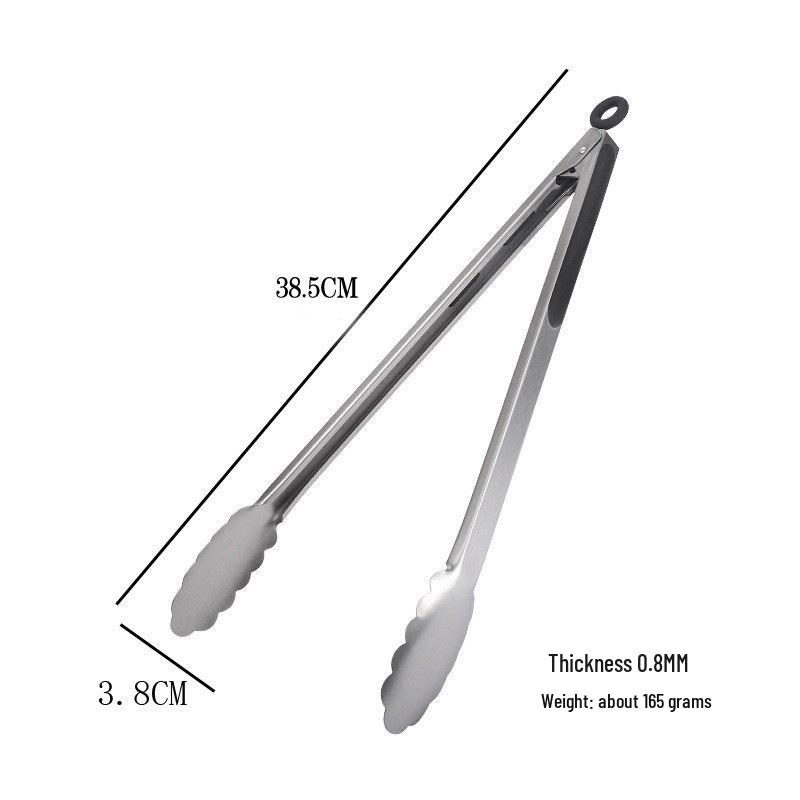 Stainless Steel Multipurpose Food Clips for BBQ, Steak, Bread, and Pasta